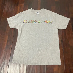 PEANUTS Charlie Brown Snoopy & Gang Christmas T-Shirt Adult Size Large
